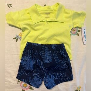 Carter's baby boy two piece set